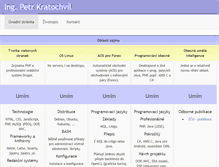Tablet Screenshot of krato.cz